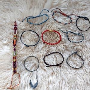 Macrame bracelet set